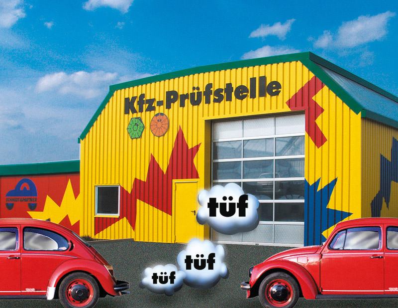 Industriehallen Design Farbkonzept