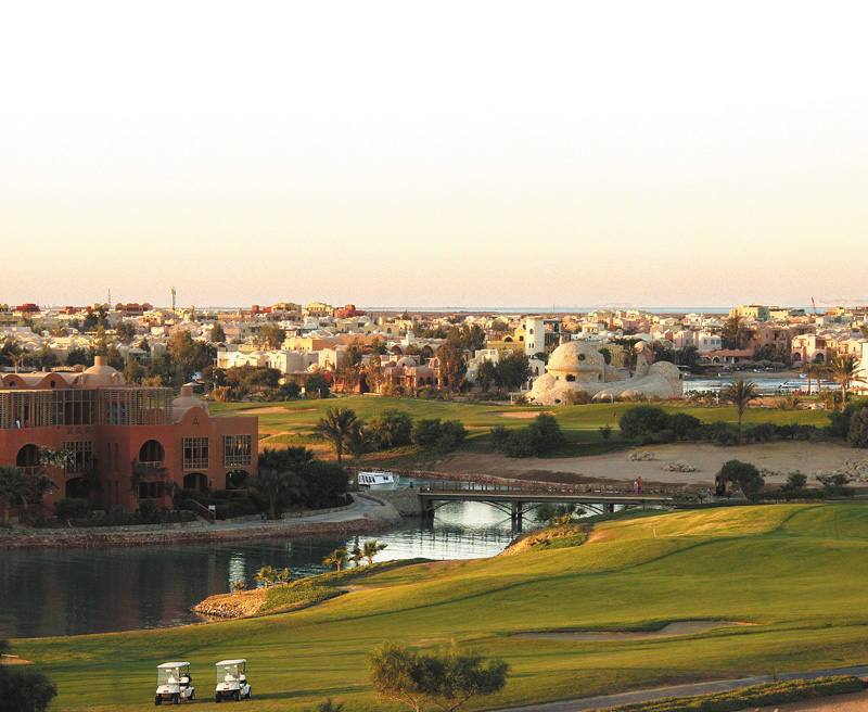 Landschaft Turtle House in El Gouna