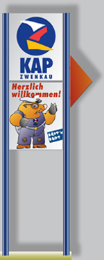 Pylon Stele visuelle Kommunikation