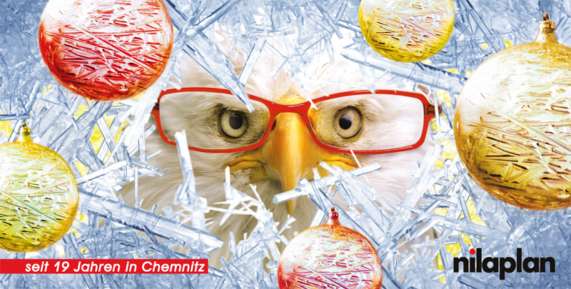 Weihnachtskarten mit Logo Grafik